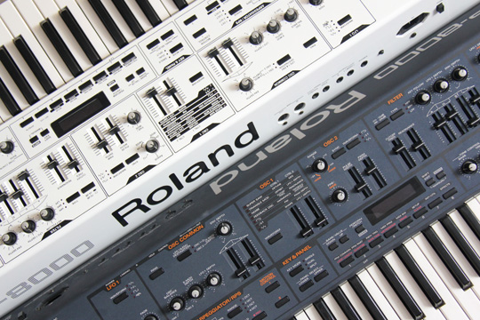 Roland JP 8000 Customsynth Farbvergleich